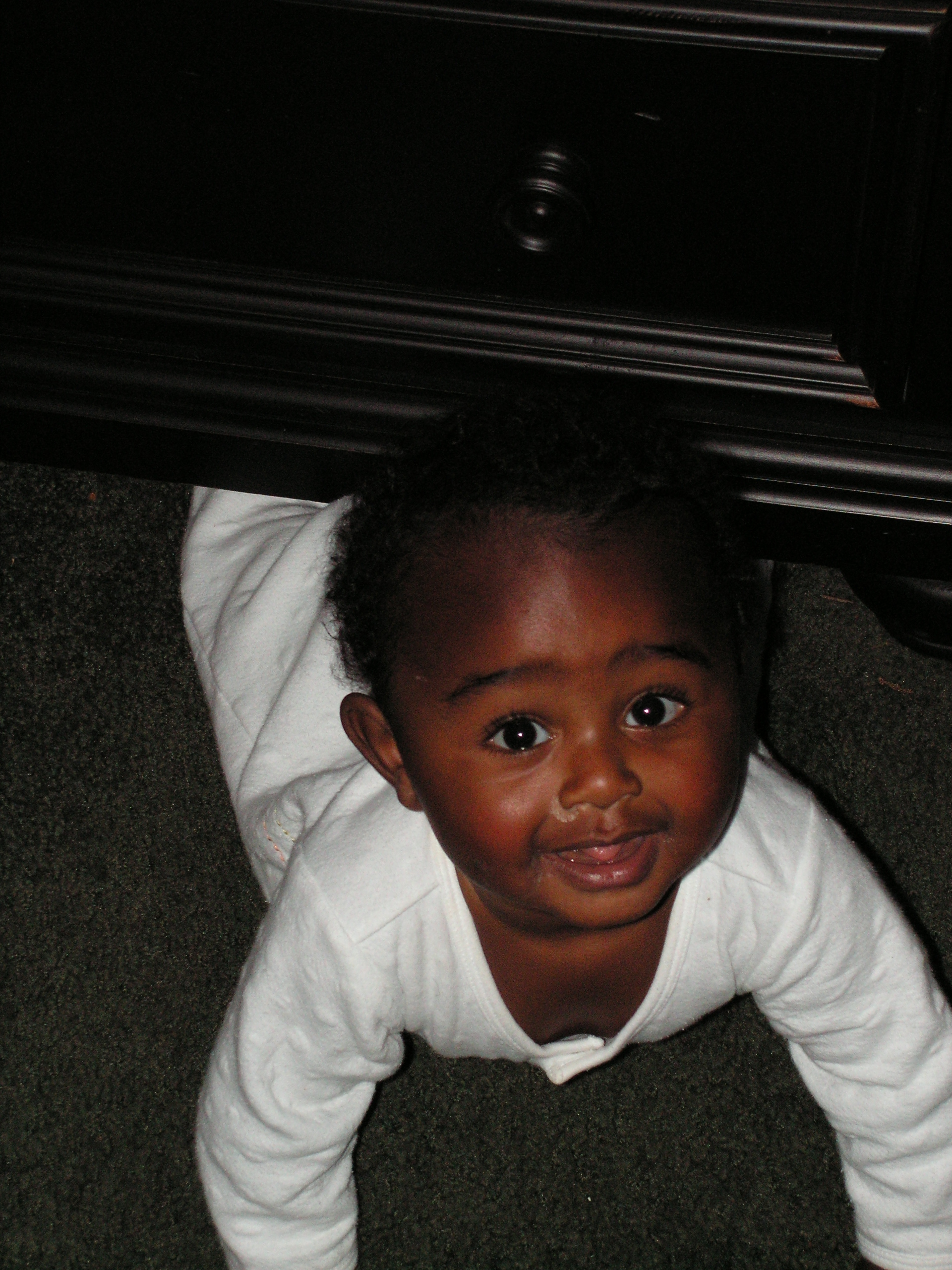 Stuck under the dresser
