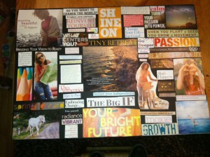 the weekly spark: create a vision board | Rosie Molinary