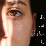 The Weekly Spark: Do Not Listen to the One 