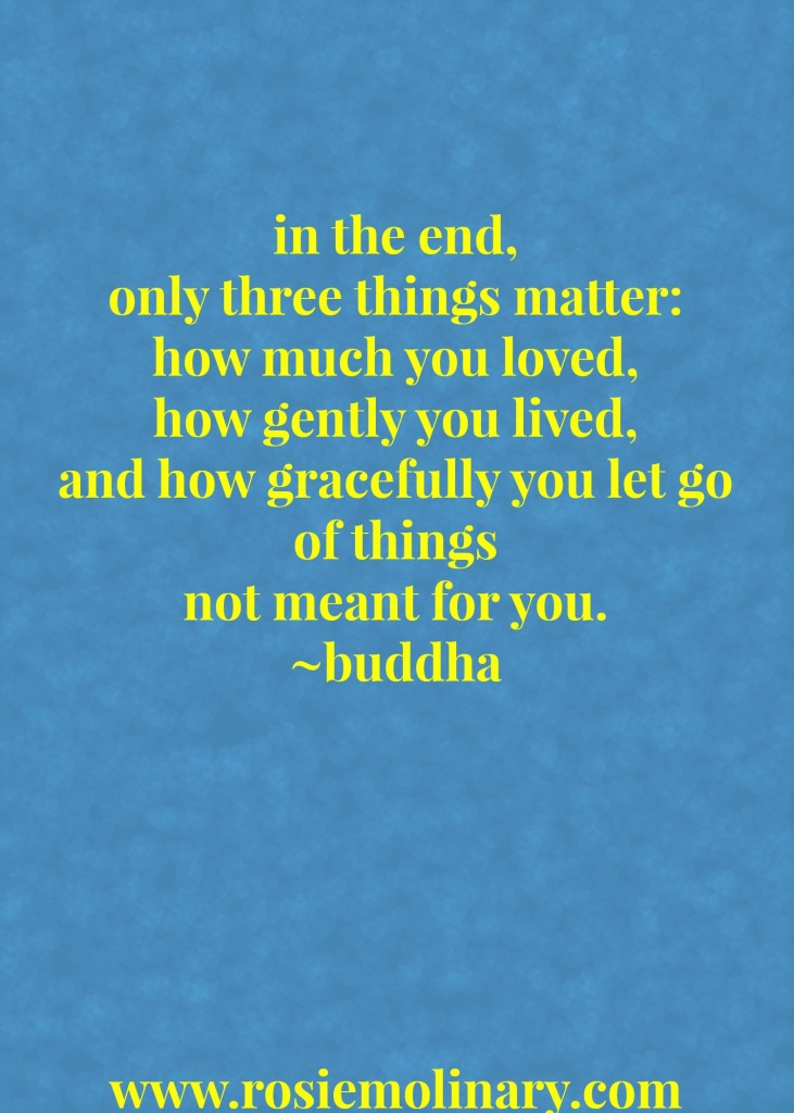 three things matter