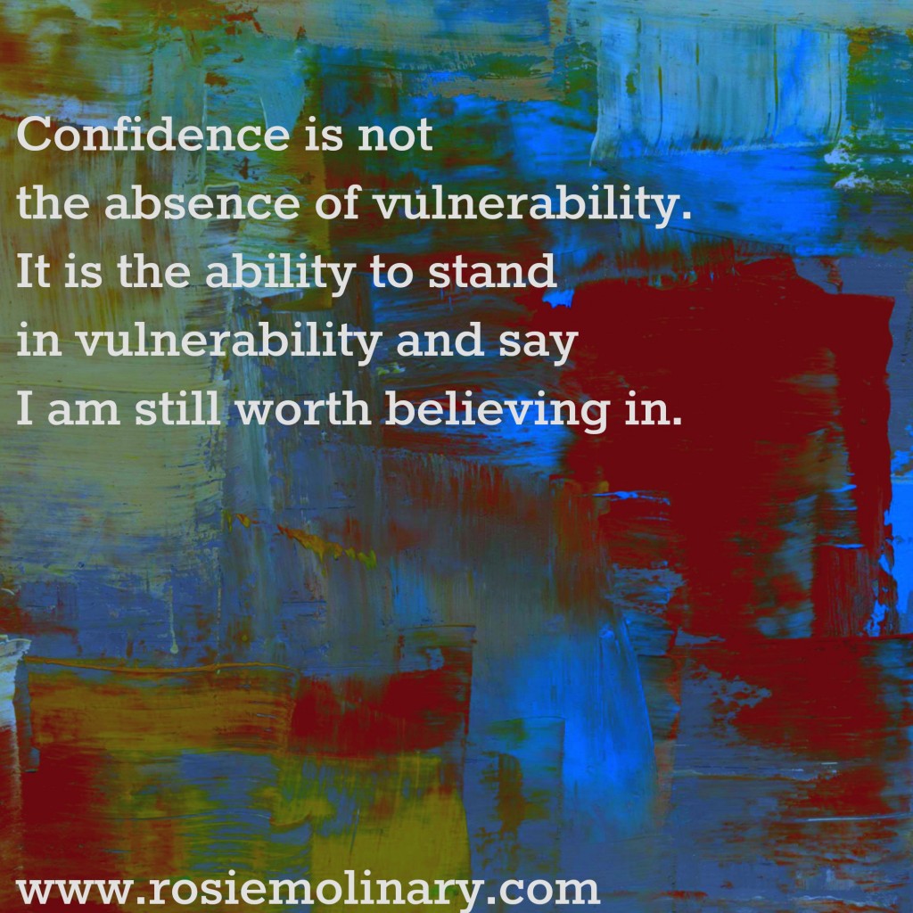 confidence and vulnerability