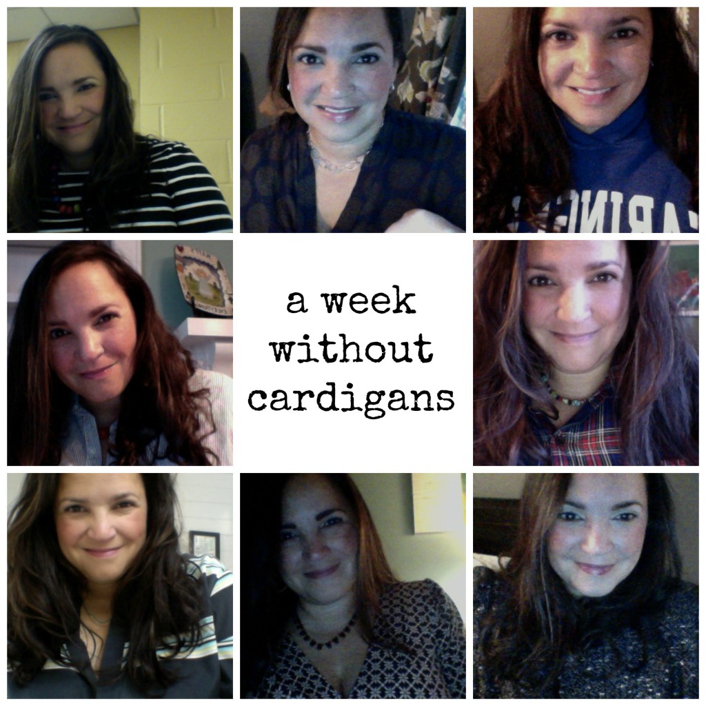 a week without cardigans