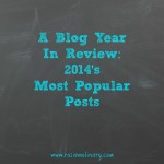 A Blog Year in Review 