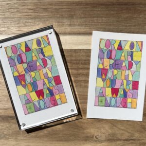 Corazón art print